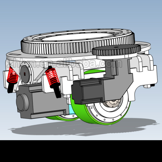 Собрание колеса мотора тягового устройств DC/AC AGV ZL-484 10T сверхмощное