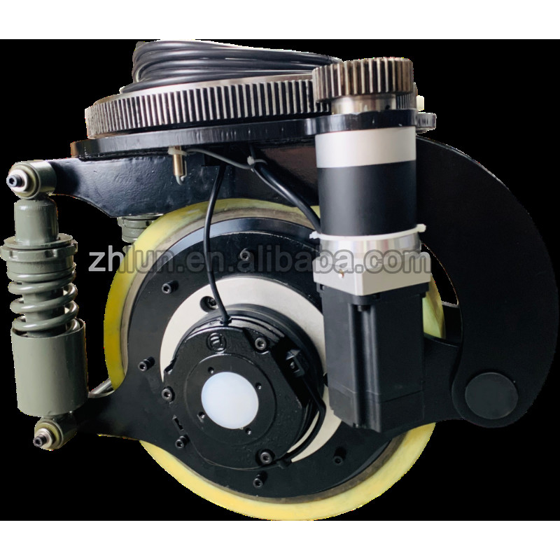Мотор эпицентра деятельности полиуретана колеса электрического привода нагрузки изготовления на заказ 2000kg резиновый