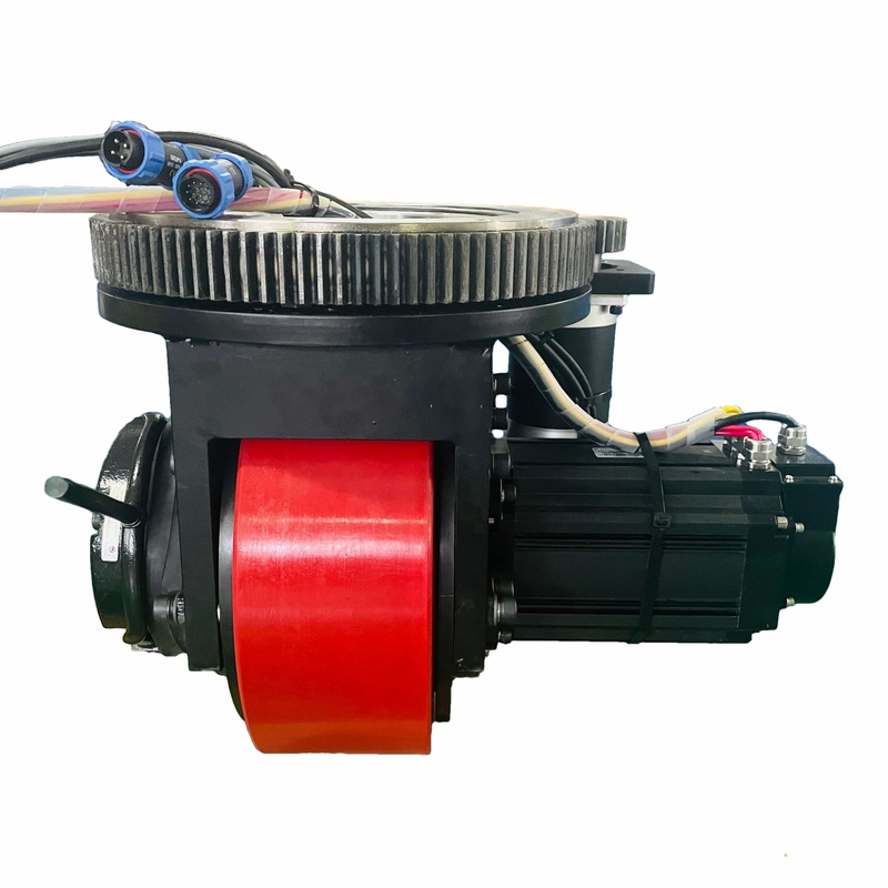 Собрание 3000RPM колеса привода AGV возбужденного мотора горизонтальное Steerable