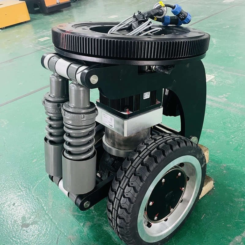 Колесо привода мотора AC 3000KG резинового двойного колеса дифференциальное для Agv фабрики